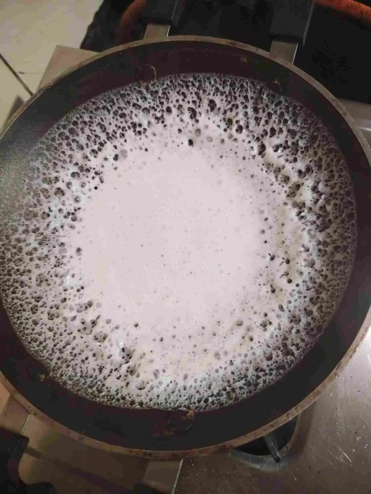 making appam Appam for breakfast